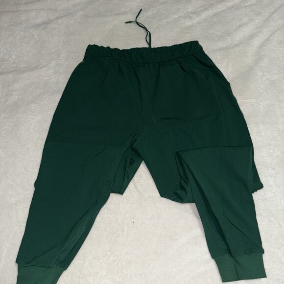 Women’s Lululemon On The Fly Green Joggger Pants Size 10 - Picture 7 of 7